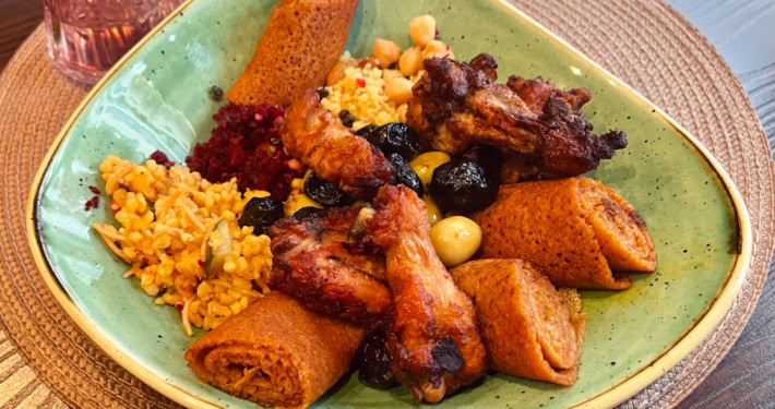 Afrikanische Hähnchen-Bowl